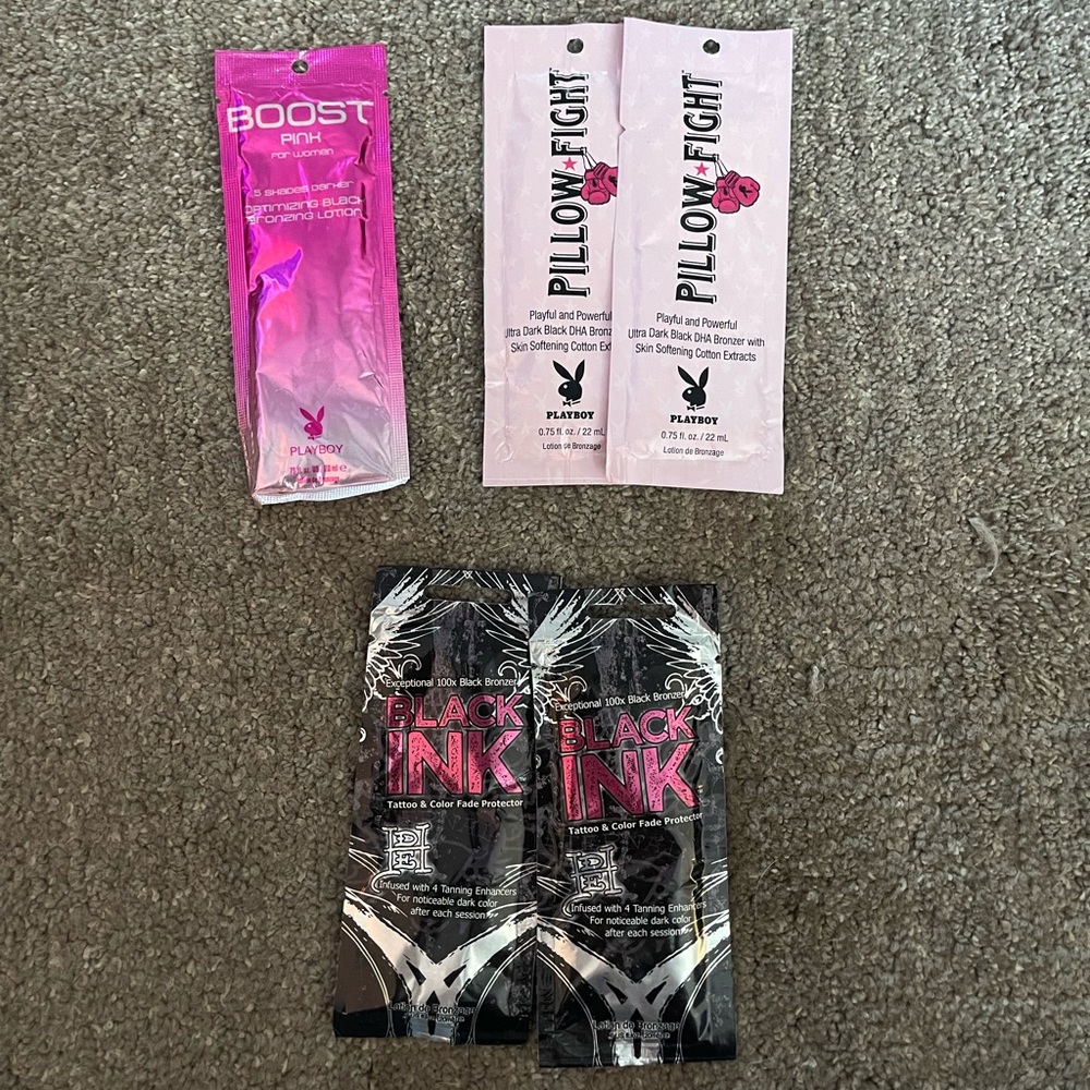 PlayBoy and Ed Hardy Tanning Lotion Packet Lot